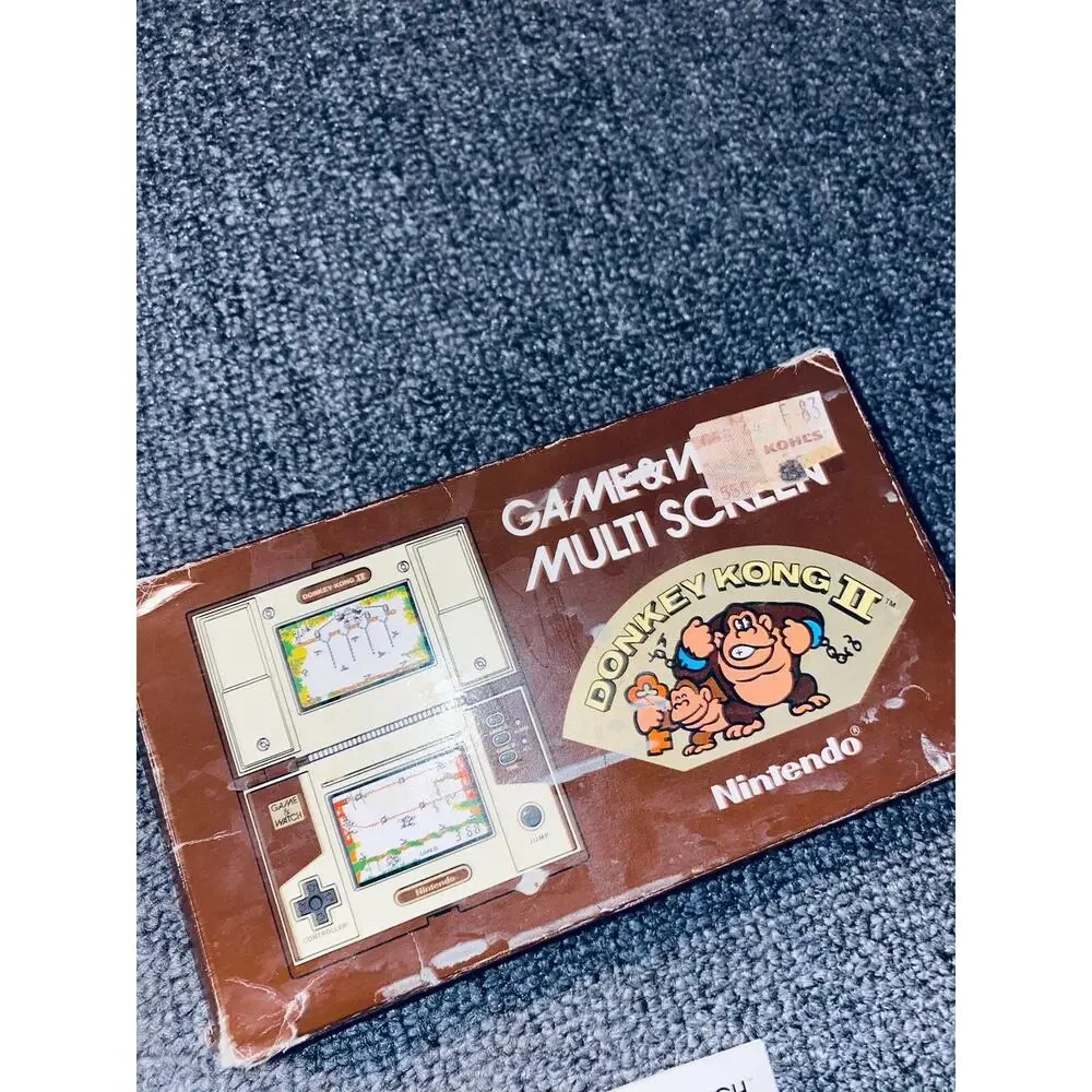 Donkey Kong Nintendo Game and Watch JR-55 1983 Original In Box 80s Vintage